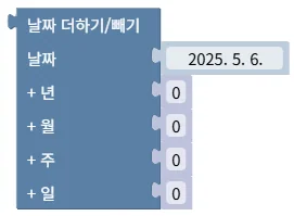 날짜에 더하기