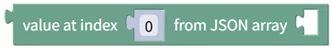 Get JSON Array Value at Position