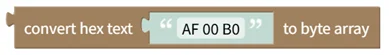 Convert Hexadecimal Text to Byte Array