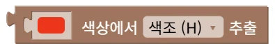 색상에서 HSV 성분 추출