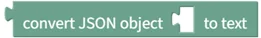 Convert JSON Object to Text
