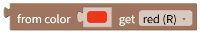 Get RGB Component from Color