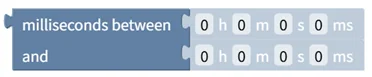 Milliseconds Between Durations