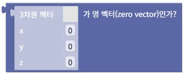 영 벡터 확인