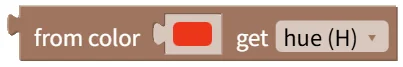 Get HSV Component from Color