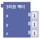 3차원 벡터 생성
