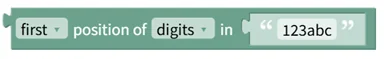 Find Digits/Non-digits
