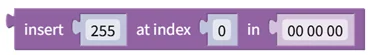 Insert Byte at Index