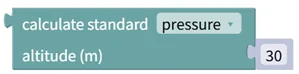 Standard Atmospheric Pressure/Temperature at Altitude