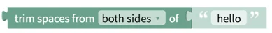 Trim Spaces