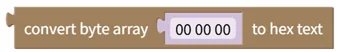 Convert Byte Array to Hexadecimal Text