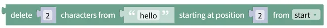 Delete Text